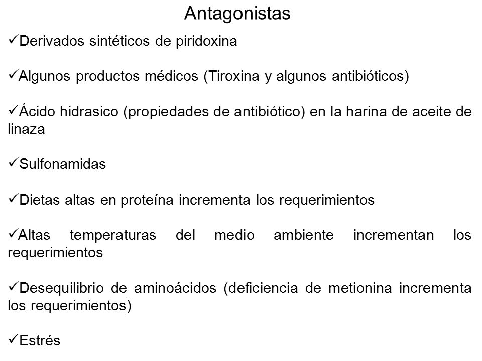Antagonistas Derivados sintéticos de piridoxina