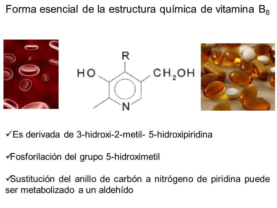 Forma esencial de la estructura química de vitamina B6
