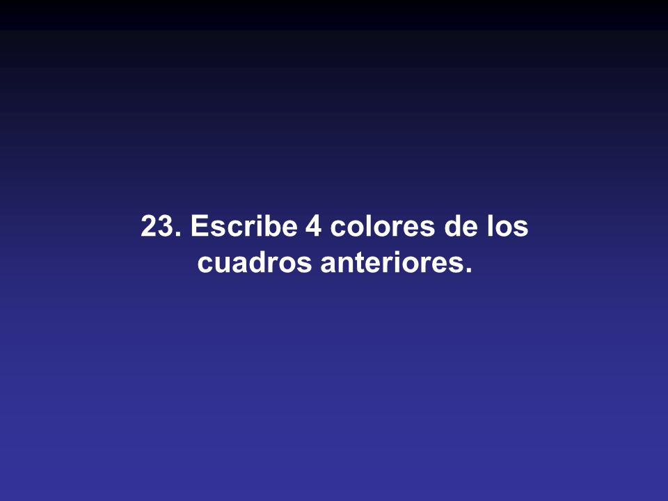 ¿Cuáles son los 4 colores de las barras anteriores
