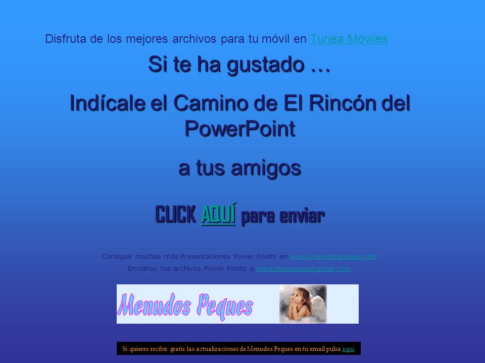 Indícale el Camino de El Rincón del PowerPoint a tus amigos