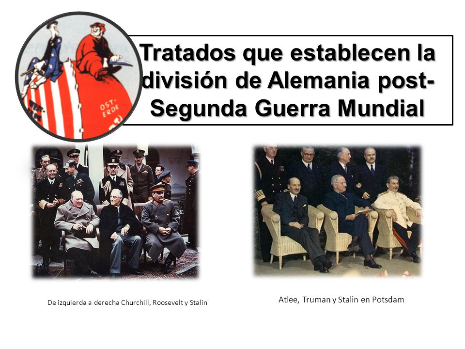 Tratados que establecen la división de Alemania post-Segunda Guerra Mundial