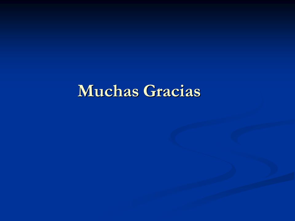 Muchas Gracias