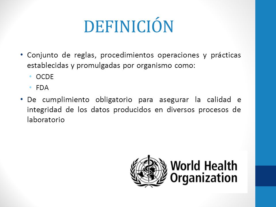 DEFINICIÓN Conjunto de reglas, procedimientos operaciones y prácticas establecidas y promulgadas por organismo como: