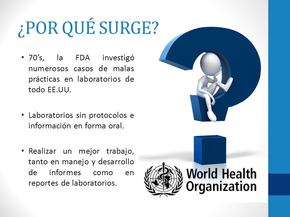 ¿POR QUÉ SURGE 70’s, la FDA investigó numerosos casos de malas prácticas en laboratorios de todo EE.UU.