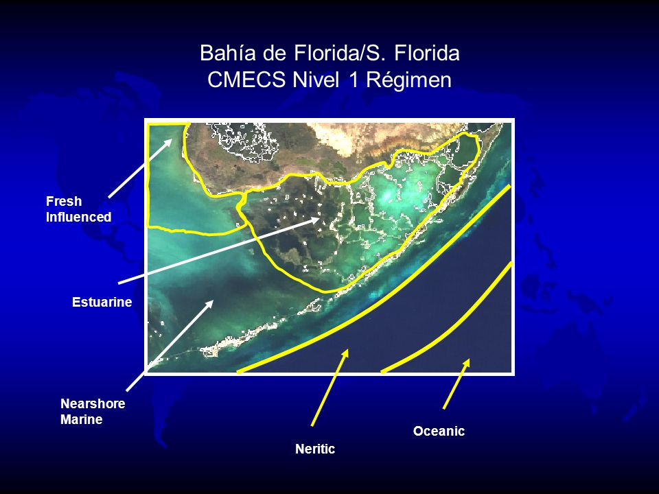 Bahía de Florida/S. Florida CMECS Nivel 1 Régimen