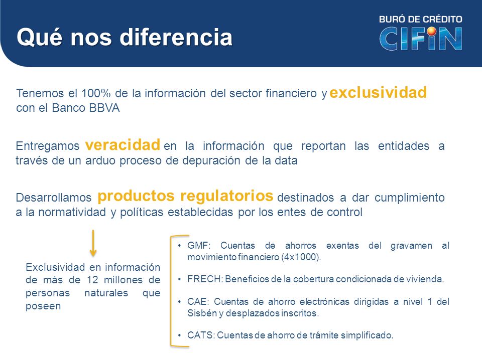 Qué nos diferencia exclusividad veracidad productos regulatorios