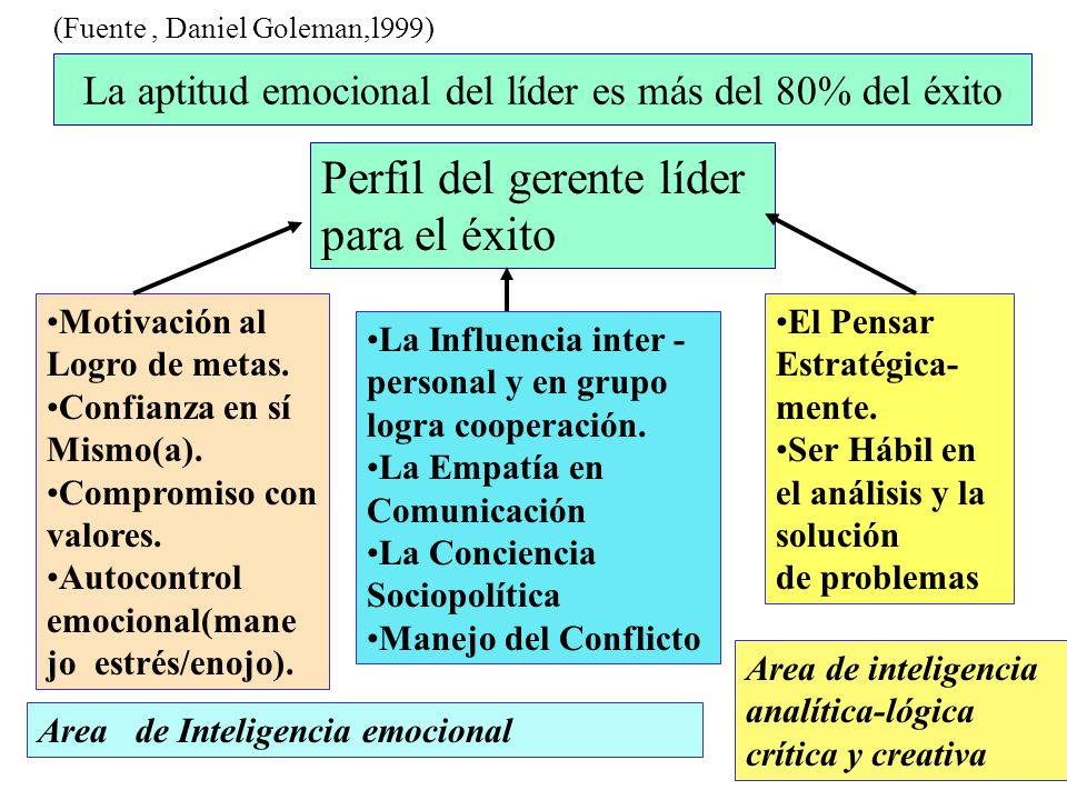 La aptitud emocional del líder es más del 80% del éxito