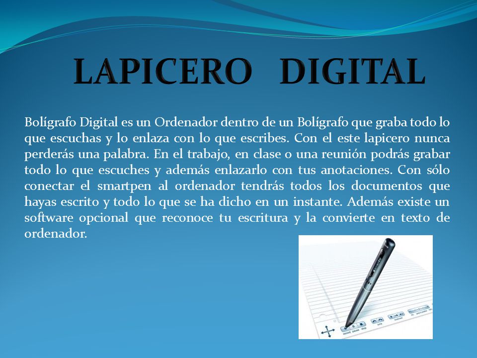 LAPICERO DIGITAL