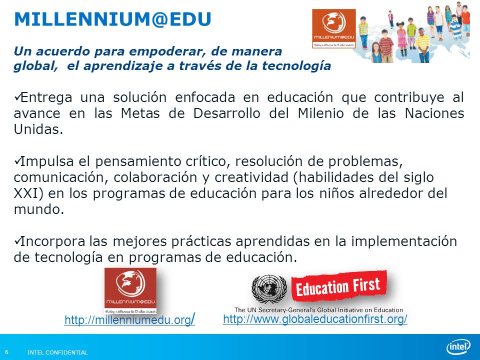 Un acuerdo para empoderar, de manera. global, el aprendizaje a través de la tecnología.