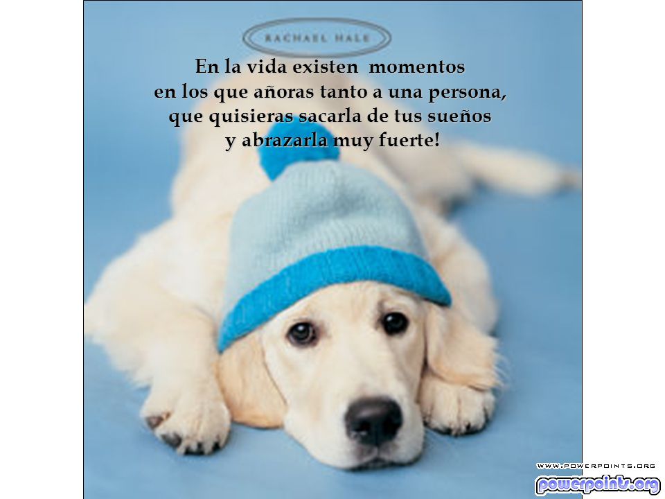 En la vida existen momentos en los que añoras tanto a una persona,
