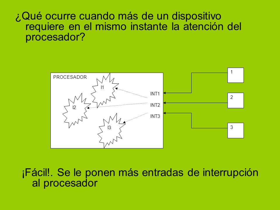 ¡Fácil!. Se le ponen más entradas de interrupción al procesador