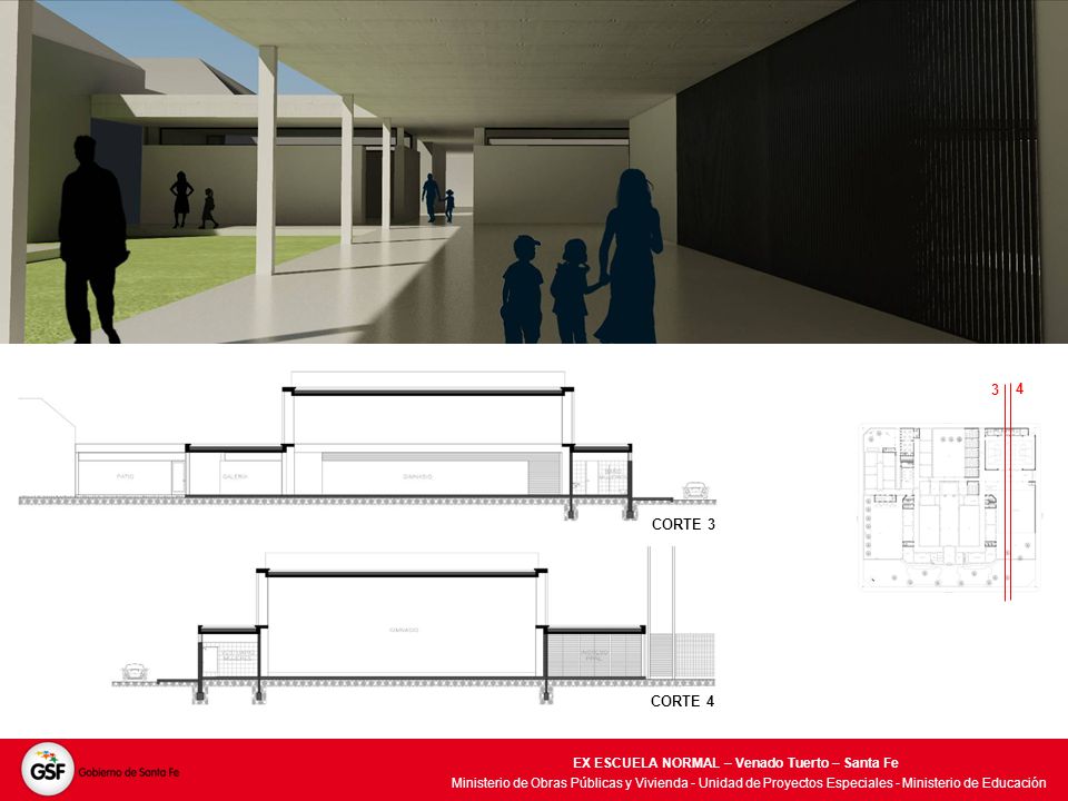 3 4 CORTE 3 CORTE 4 EX ESCUELA NORMAL – Venado Tuerto – Santa Fe