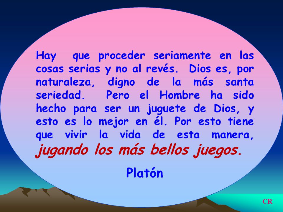 Hay que proceder seriamente en las cosas serias y no al revés