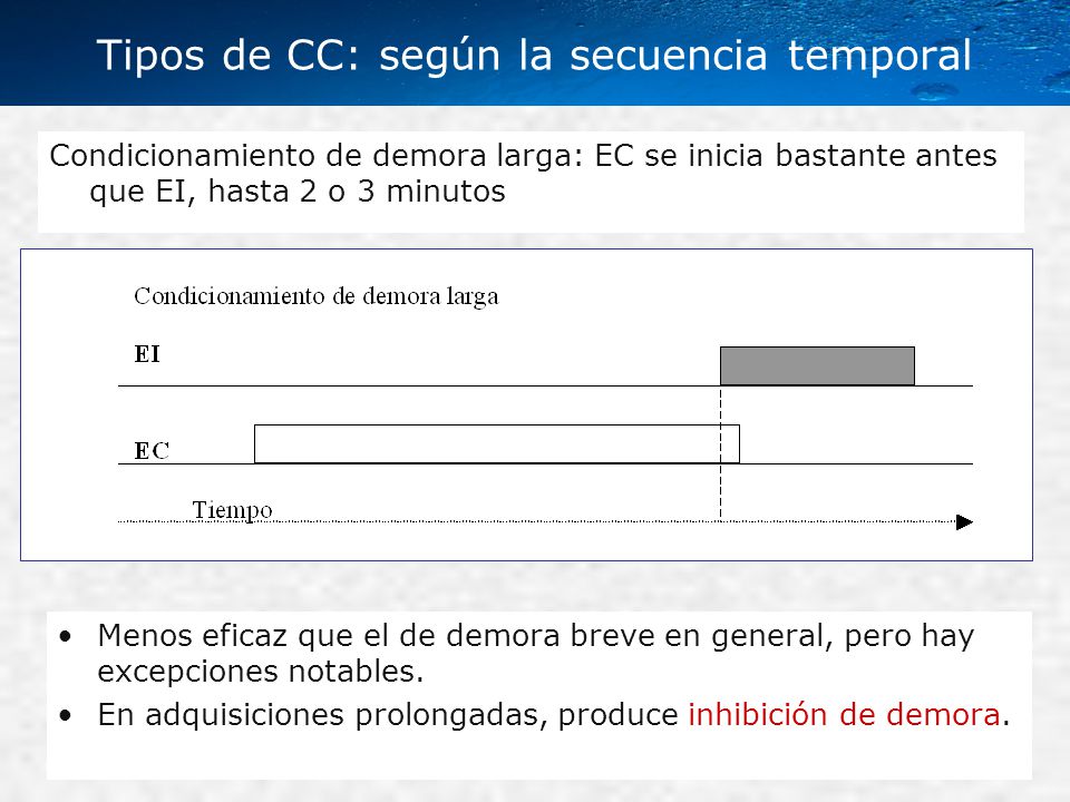 Tipos de CC: según la secuencia temporal