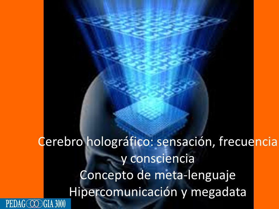 Cerebro holográfico: sensación, frecuencia y consciencia Concepto de meta-lenguaje Hipercomunicación y megadata