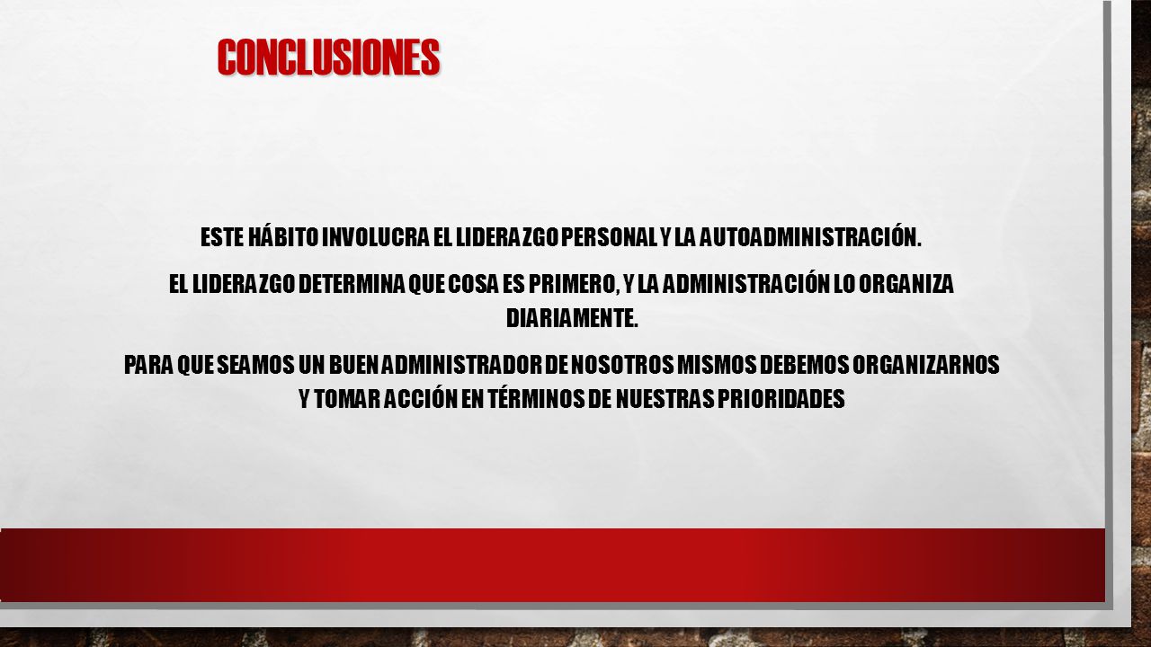 Conclusiones