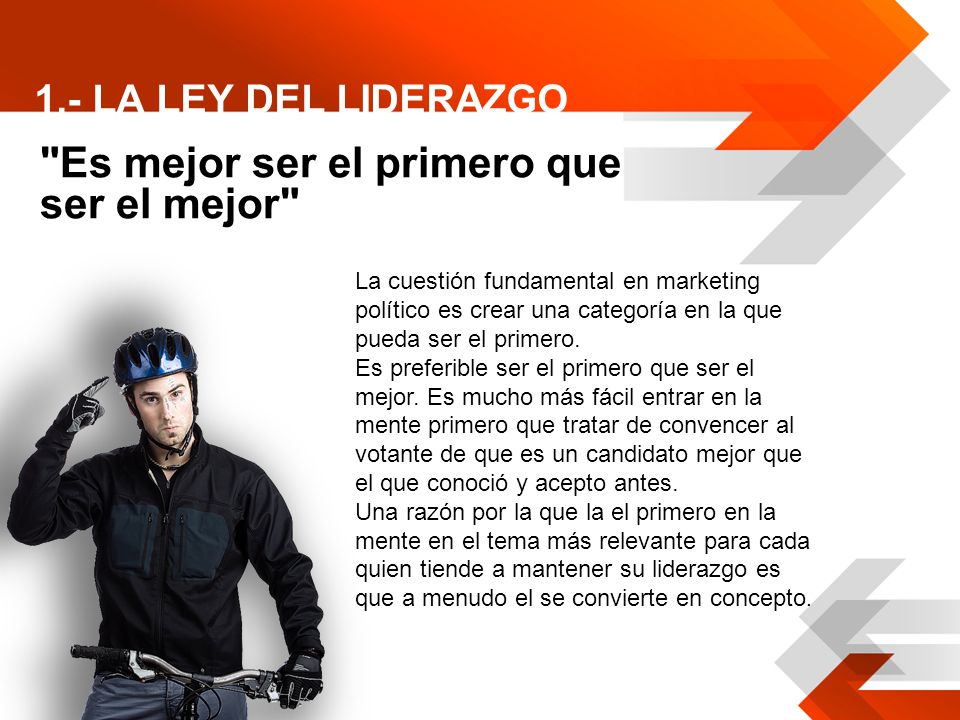 Es mejor ser el primero que ser el mejor