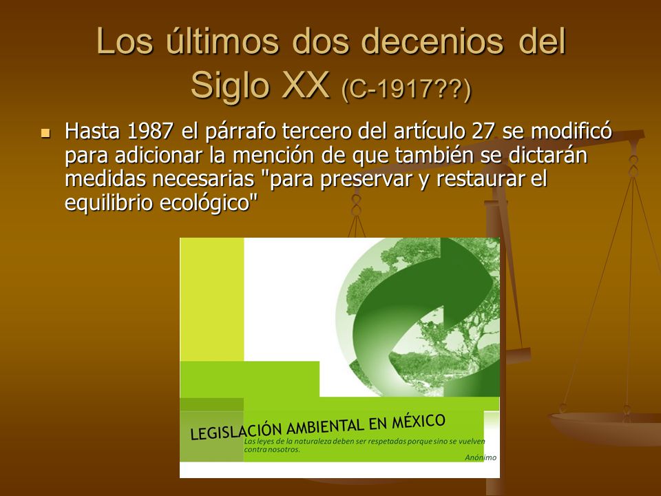 Los últimos dos decenios del Siglo XX (C-1917 )