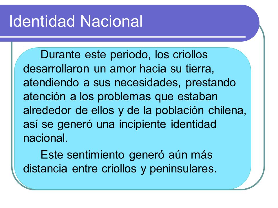 Identidad Nacional