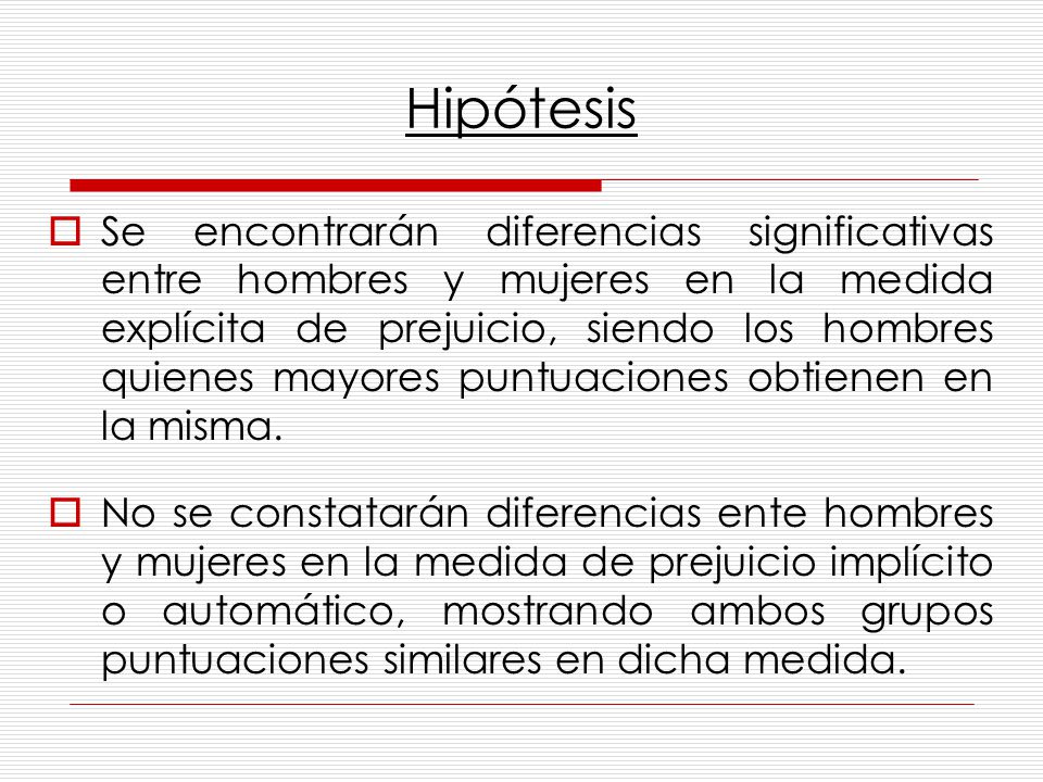 Hipótesis