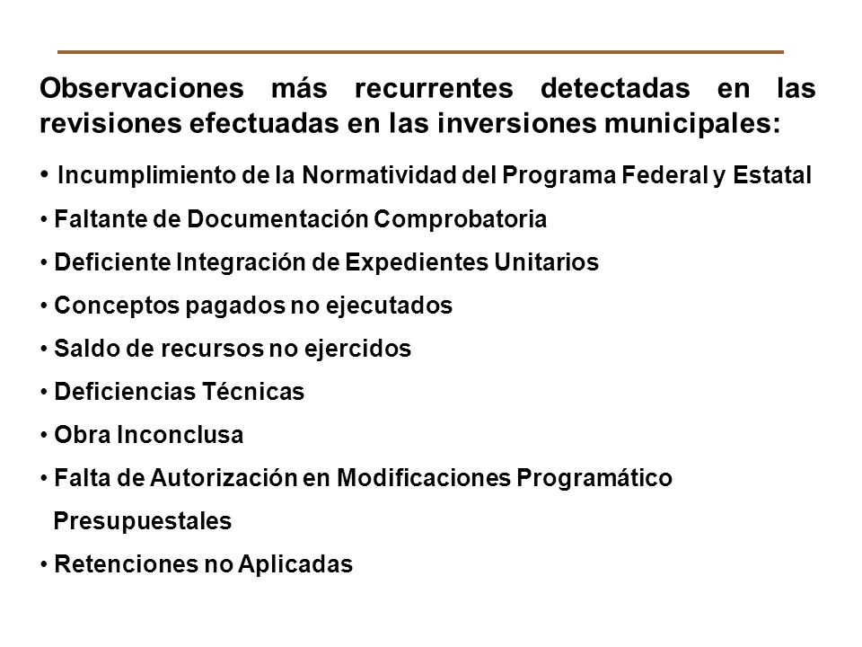 Incumplimiento de la Normatividad del Programa Federal y Estatal