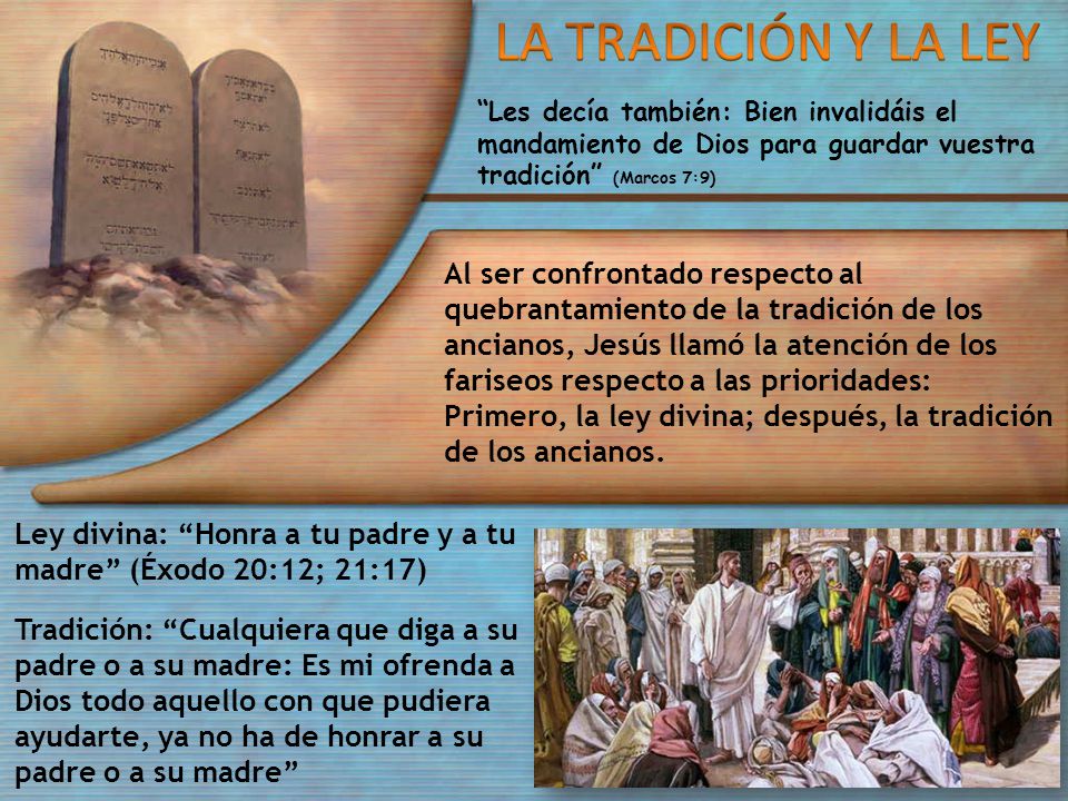 Ley divina: Honra a tu padre y a tu madre (Éxodo 20:12; 21:17)