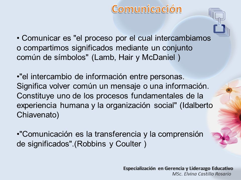 Comunicación