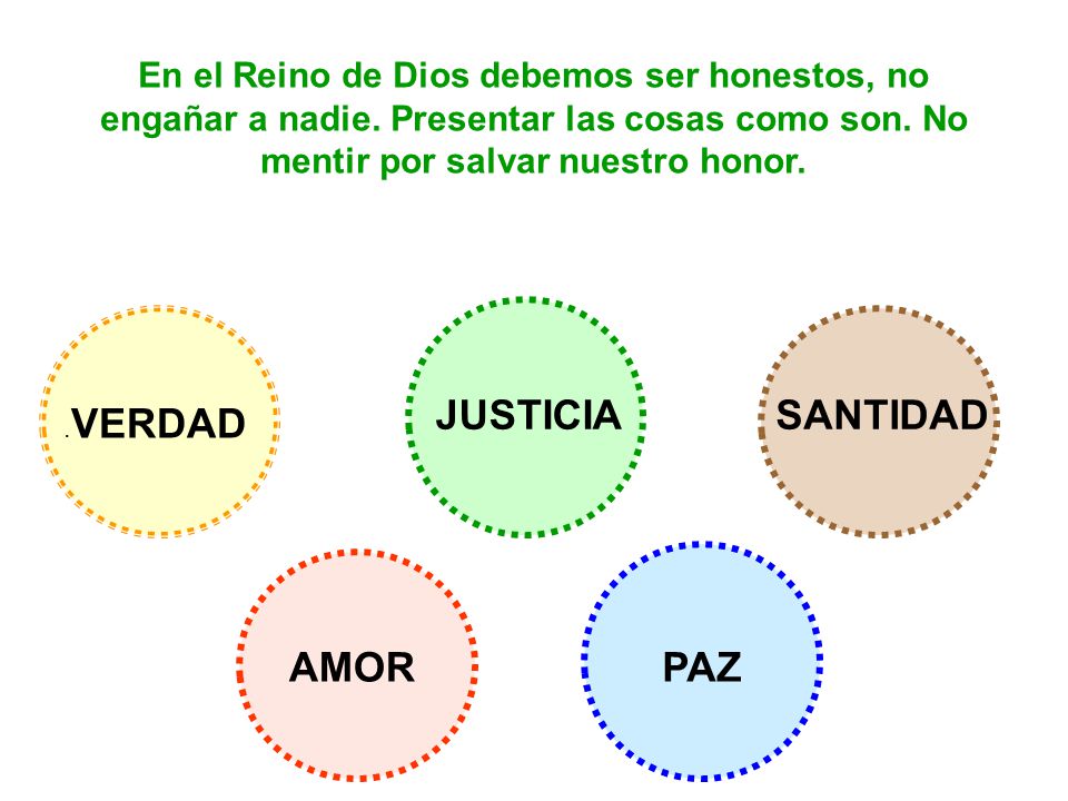 En el Reino de Dios debemos ser honestos, no engañar a nadie
