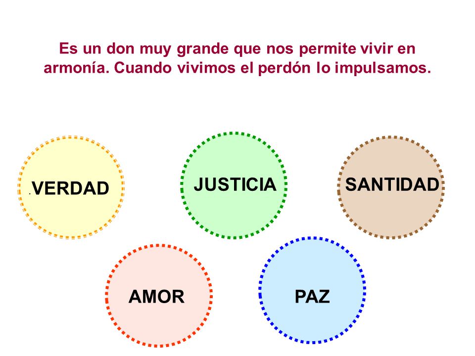 Es un don muy grande que nos permite vivir en armonía