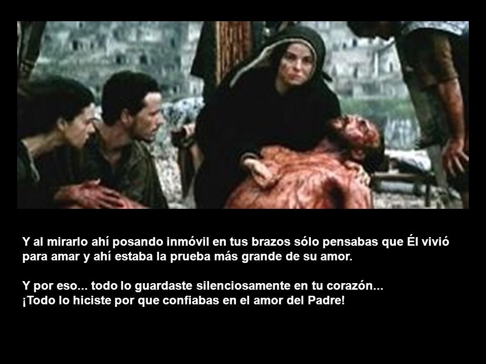 Y al mirarlo ahí posando inmóvil en tus brazos sólo pensabas que Él vivió para amar y ahí estaba la prueba más grande de su amor.