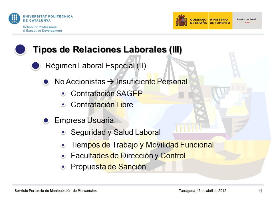 Tipos de Relaciones Laborales (III)