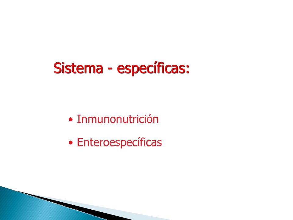 Sistema - específicas: