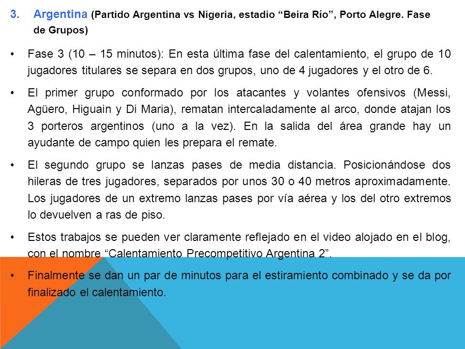 Argentina (Partido Argentina vs Nigeria, estadio Beira Río , Porto Alegre. Fase de Grupos)