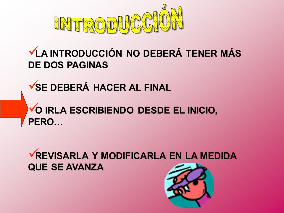 INTRODUCCIÓN LA INTRODUCCIÓN NO DEBERÁ TENER MÁS DE DOS PAGINAS