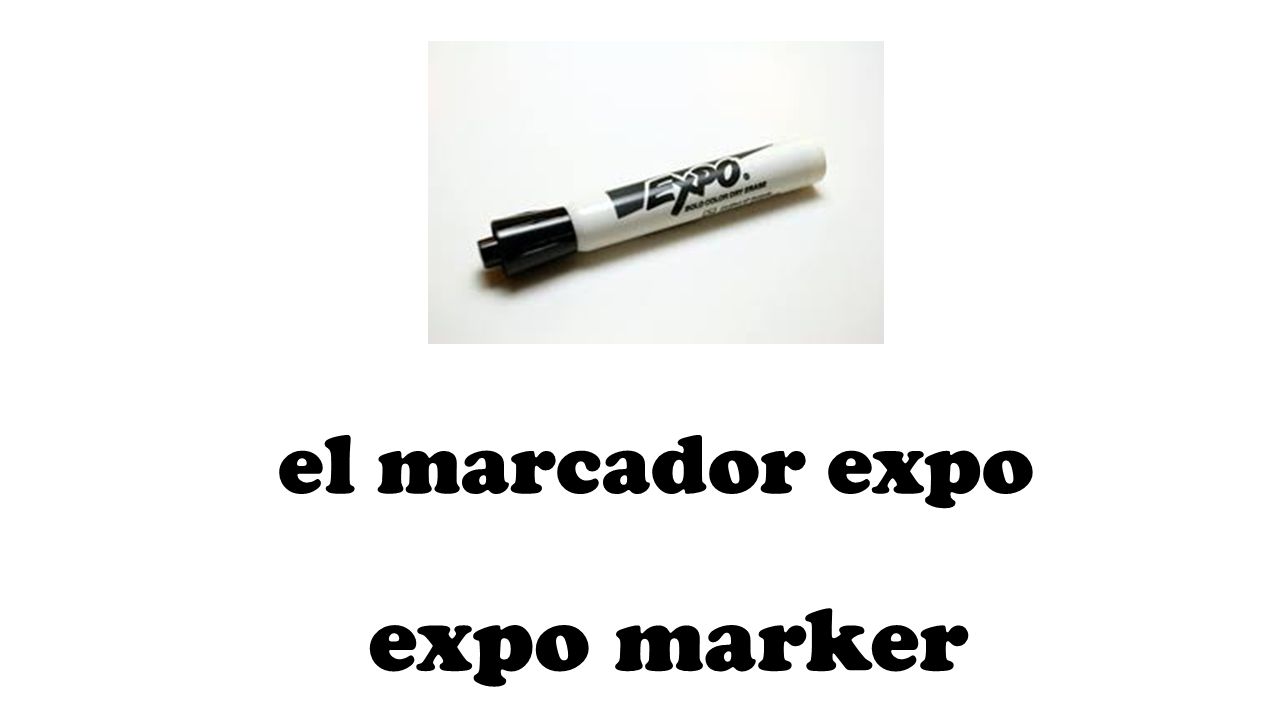 el marcador expo expo marker