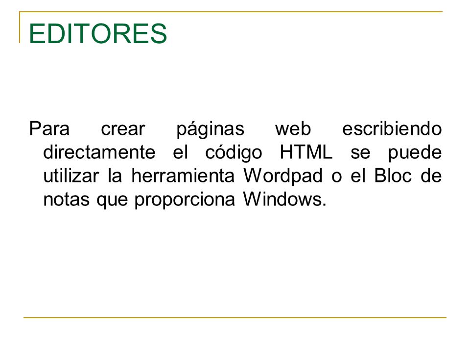 EDITORES