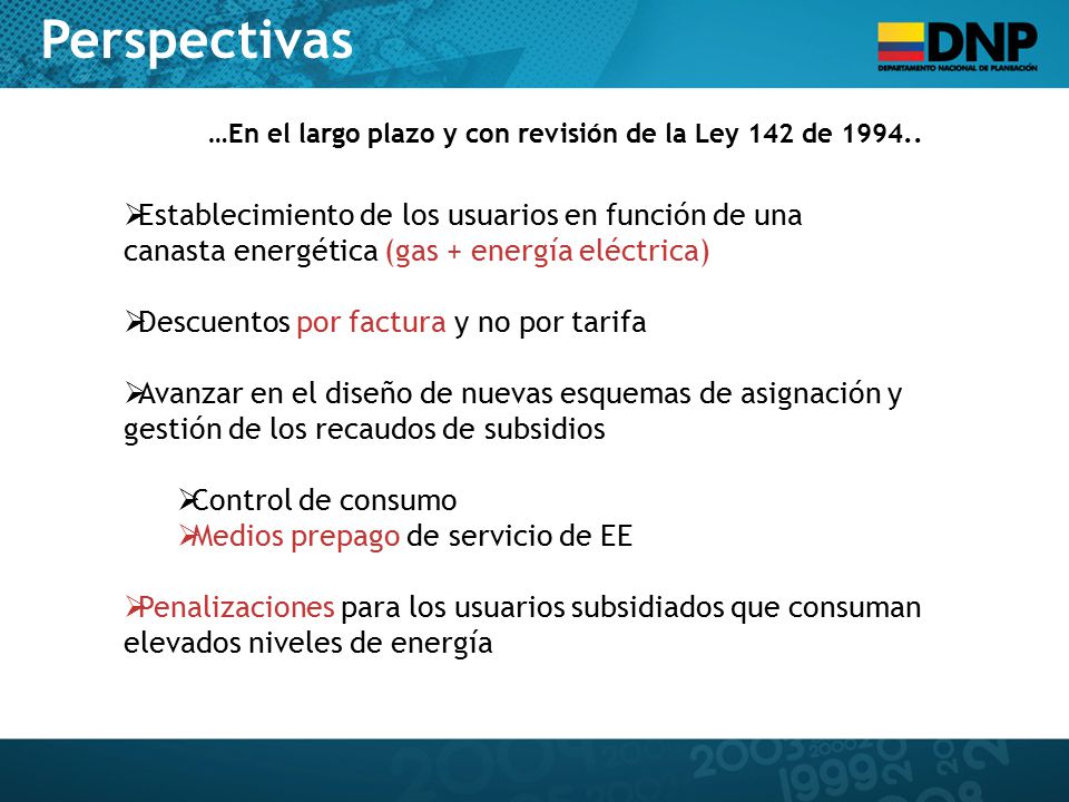Perspectivas Establecimiento de los usuarios en función de una