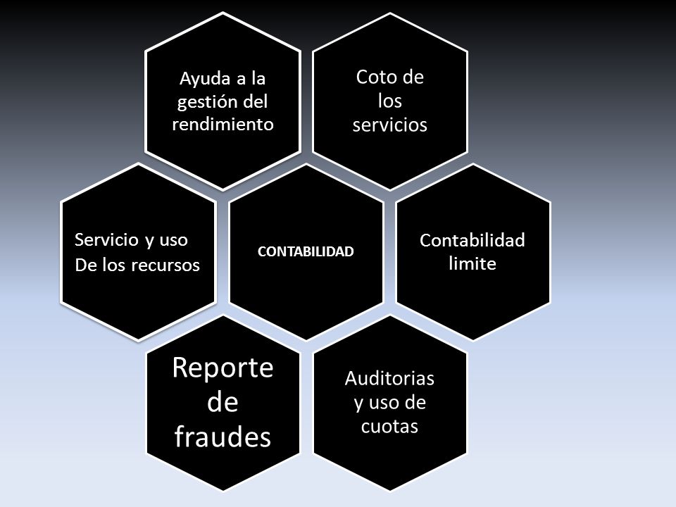 Reporte de fraudes Coto de los servicios Auditorias y uso de cuotas