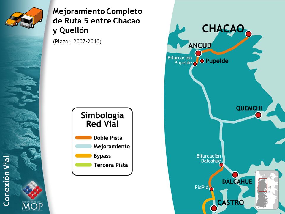 Mejoramiento Completo de Ruta 5 entre Chacao y Quellón