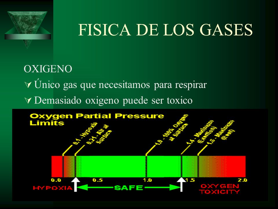 FISICA DE LOS GASES OXIGENO Único gas que necesitamos para respirar