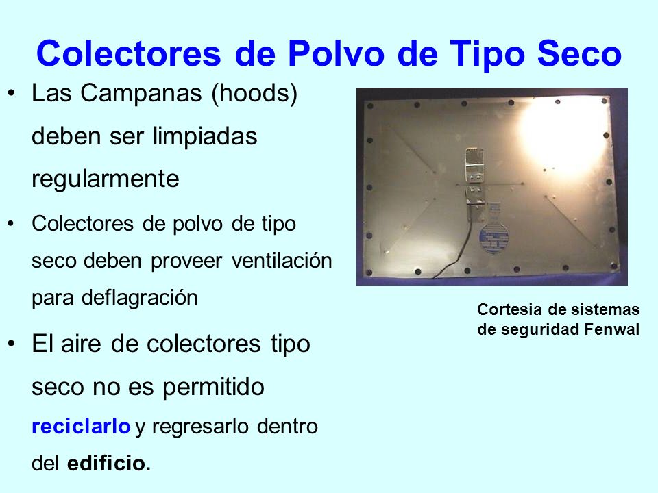 Colectores de Polvo de Tipo Seco