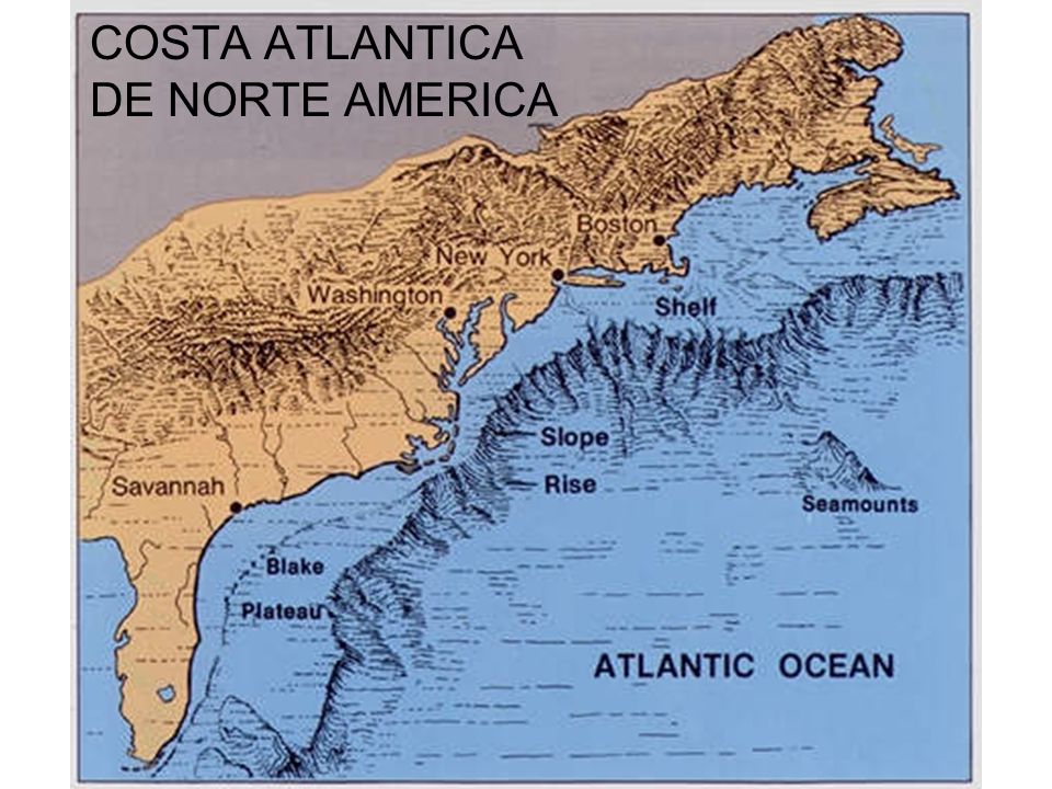 COSTA ATLANTICA DE NORTE AMERICA