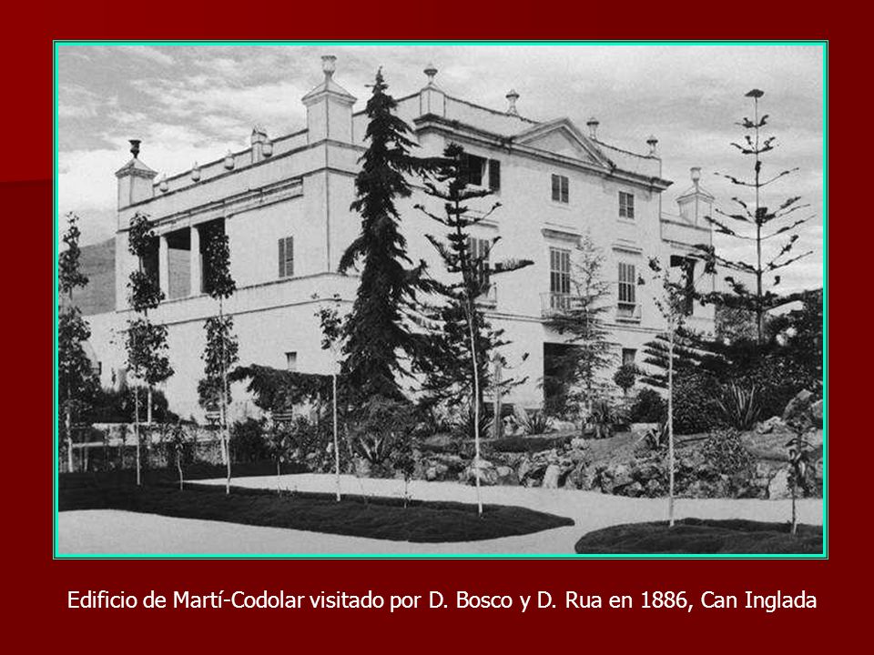 Edificio de Martí-Codolar visitado por D. Bosco y D