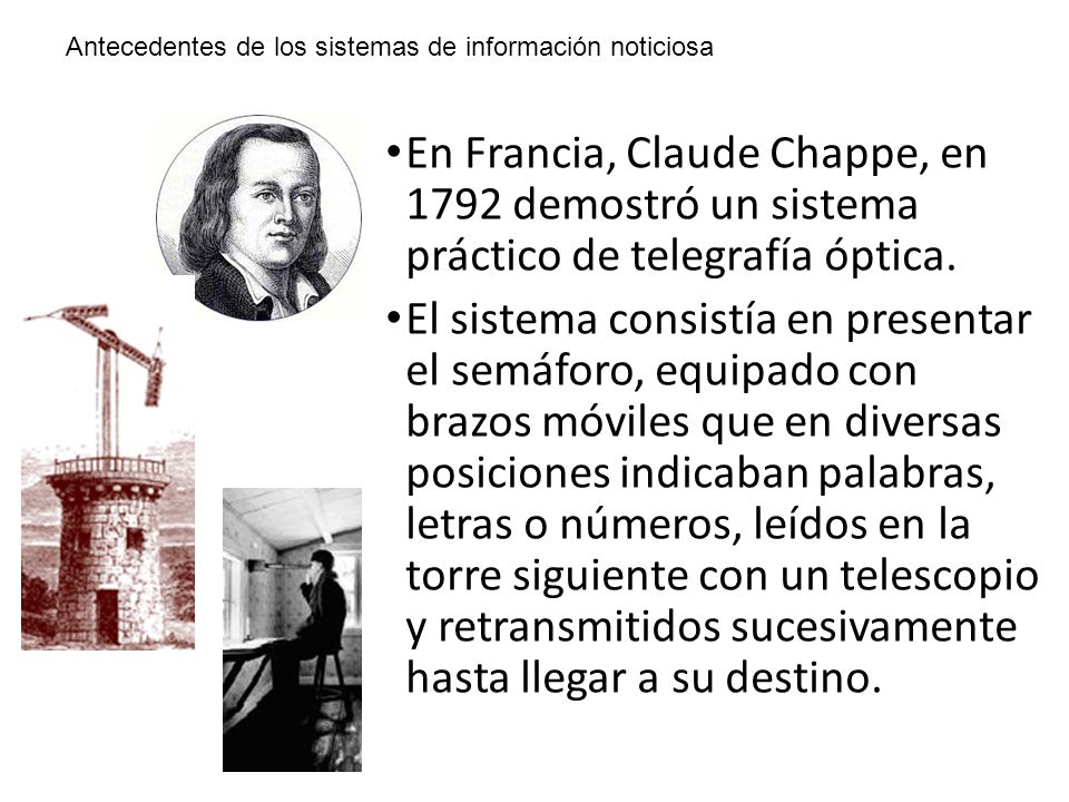 Antecedentes de los sistemas de información noticiosa