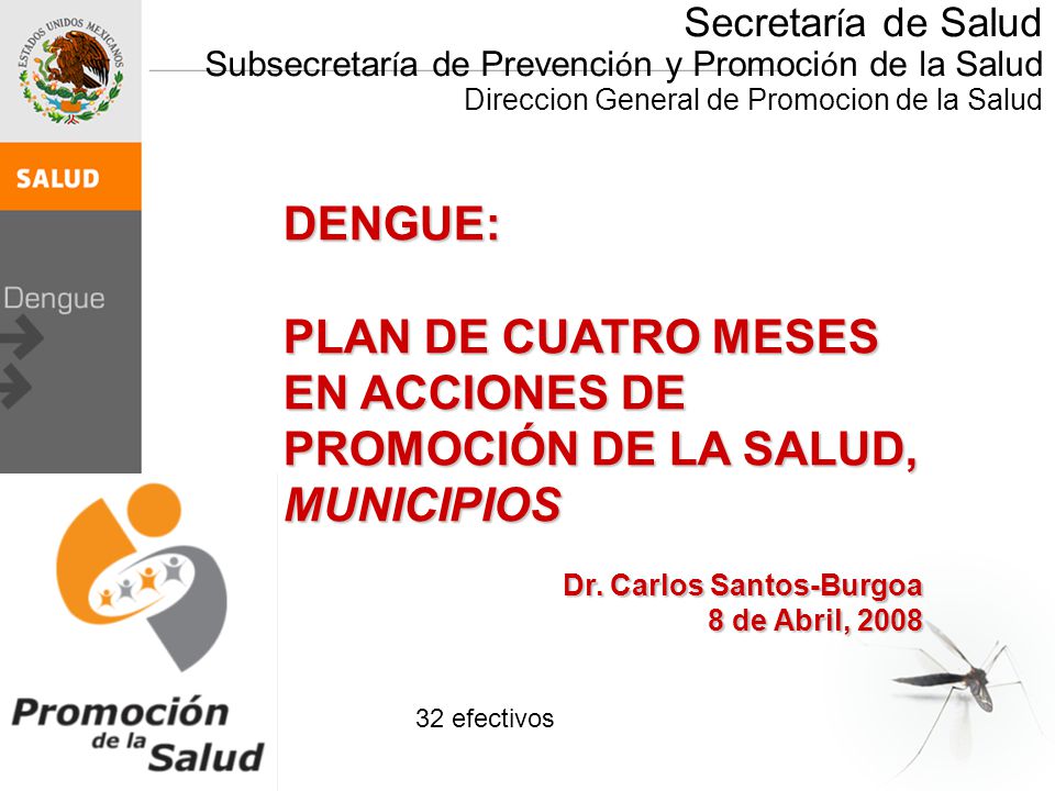PLAN DE CUATRO MESES EN ACCIONES DE PROMOCIÓN DE LA SALUD,