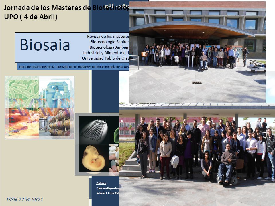 Jornada de los Másteres de Biotecnología de la UPO ( 4 de Abril)