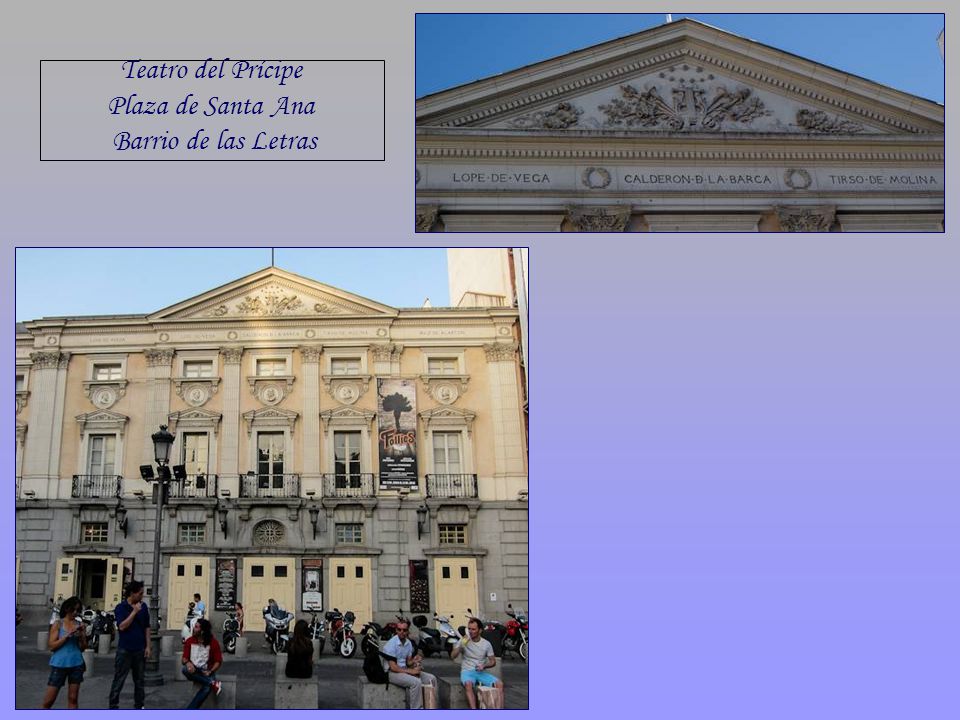 Teatro del Prícipe Plaza de Santa Ana Barrio de las Letras