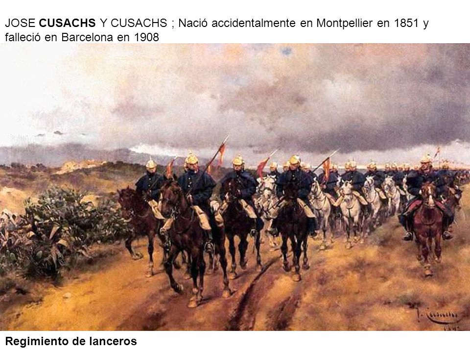 JOSE CUSACHS Y CUSACHS ; Nació accidentalmente en Montpellier en 1851 y