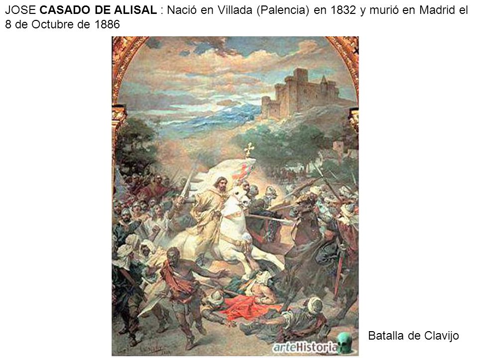 JOSE CASADO DE ALISAL : Nació en Villada (Palencia) en 1832 y murió en Madrid el 8 de Octubre de 1886