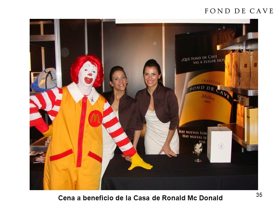 Cena a beneficio de la Casa de Ronald Mc Donald